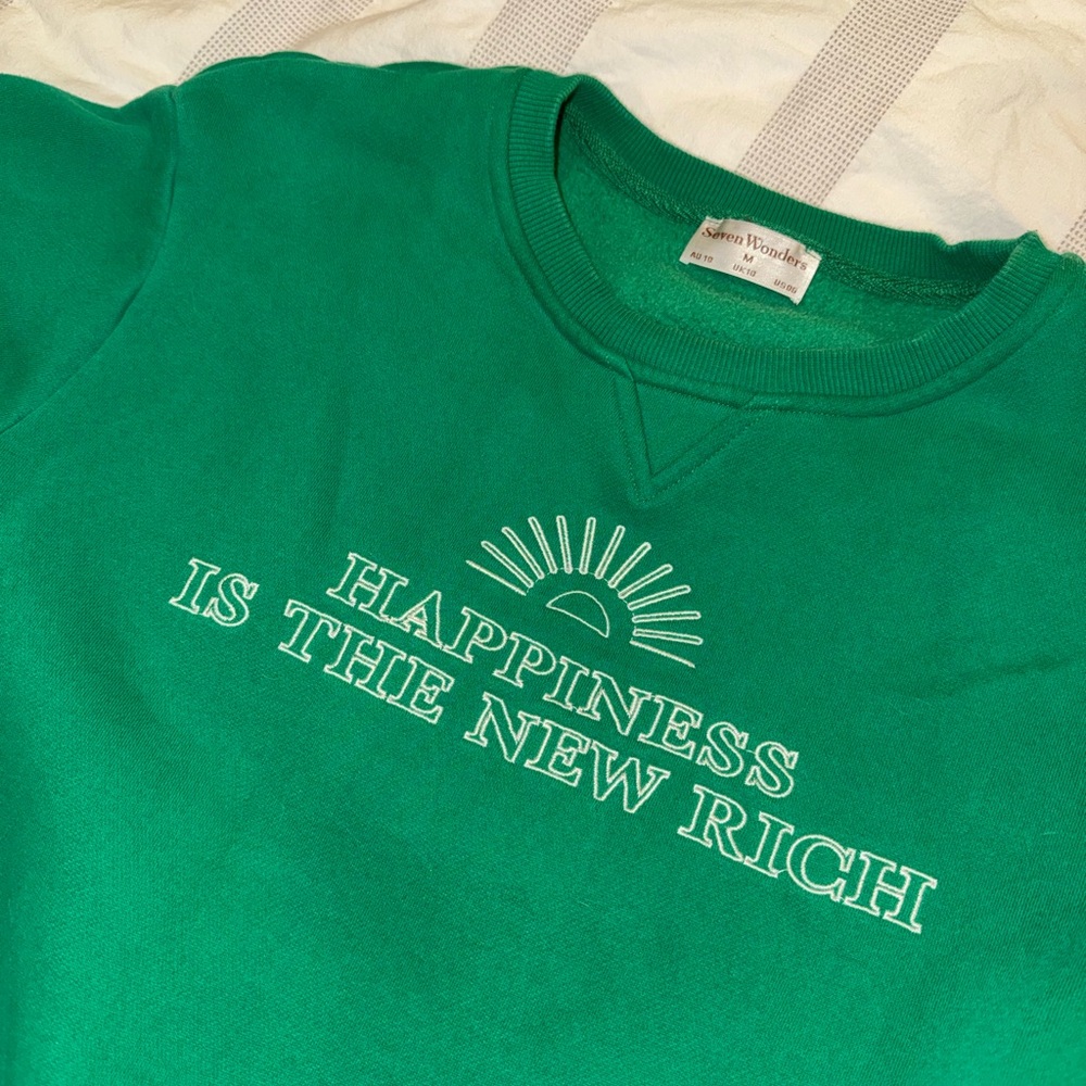 Green Graphic Sweatshirt